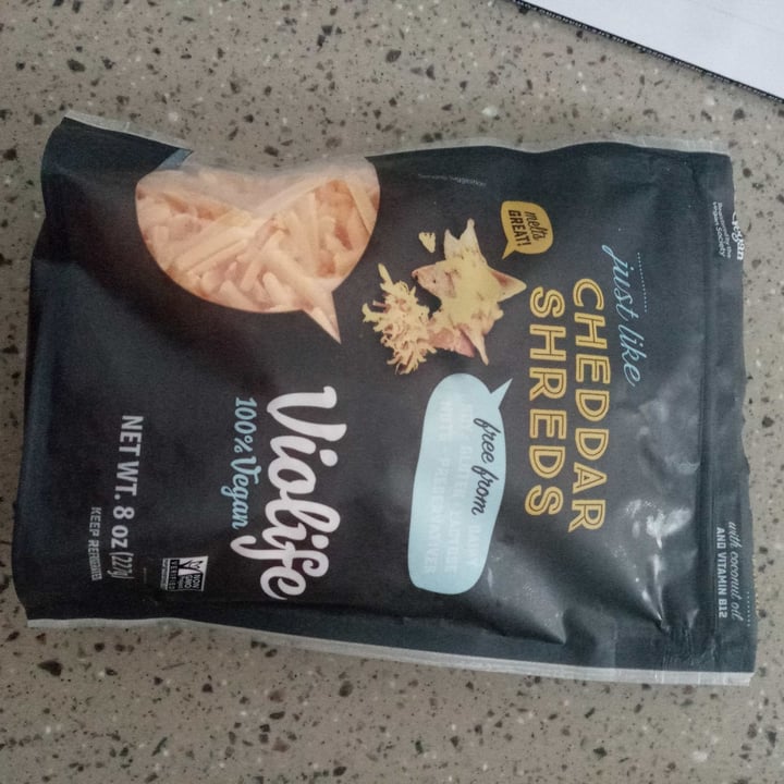 photo of Violife Cheddar Shreds shared by @ashleyek on  29 Jun 2021 - review