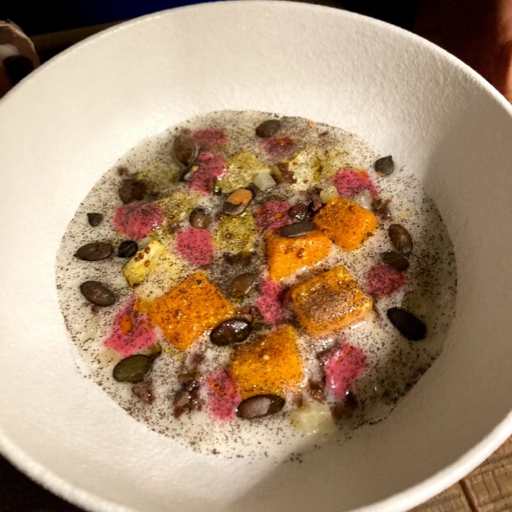 review photo of Hostaria Dietro Le Quinte Granny's Smith,tuberi,zucca e tè Lapsang shared by @martifaber on 13 Mar 2022 - review