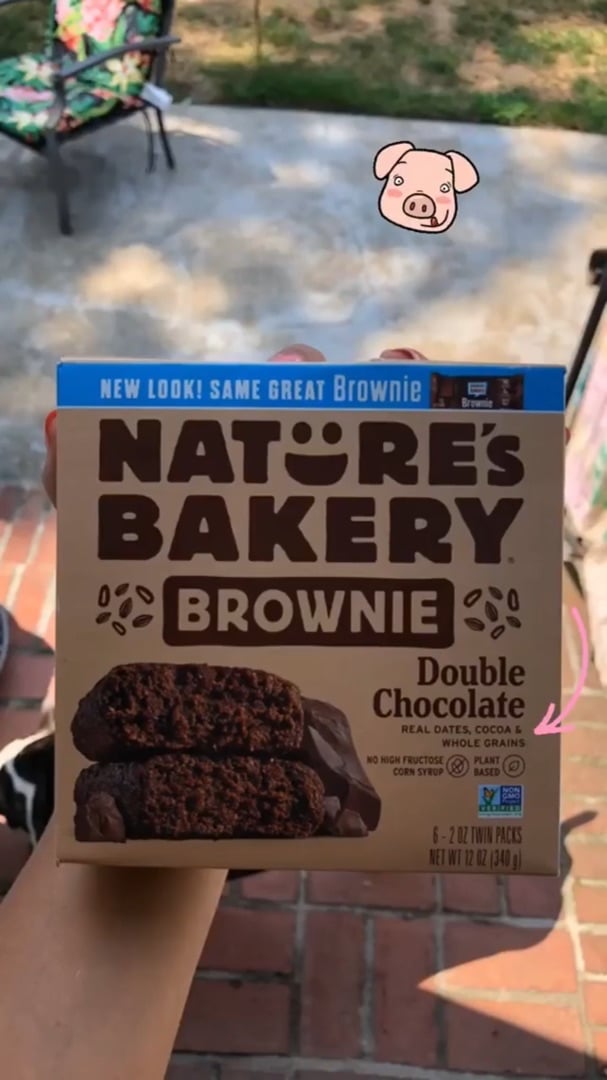 photo of Nature's Bakery Brownie Bar Double Chocolate shared by @jadacarlo on  09 Jan 2020 - review