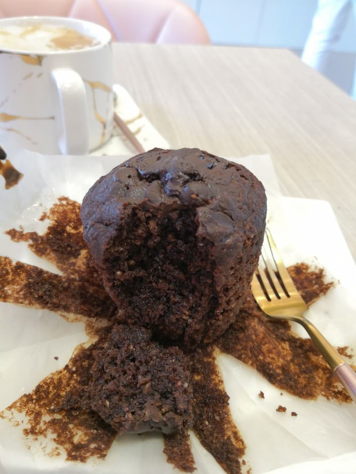 photo of Delcie's Desserts and Cakes Vegan Chocolate Molten Muffin shared by @nana on  23 Jan 2019 - review