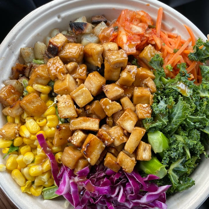 photo of BIBIBOP Asian Grill Plant Based tofu Bowl shared by @motherofeden on  28 Apr 2022 - review