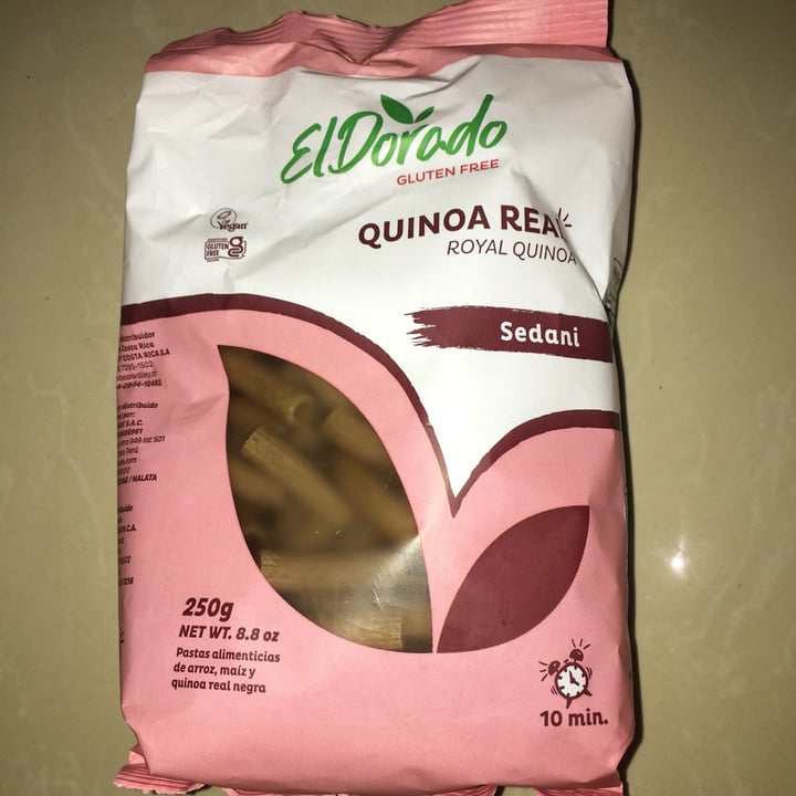 photo of El Dorado Gluten Free Pasta QUINOA REAL "Sedani" shared by @jhenn on  15 Feb 2022 - review