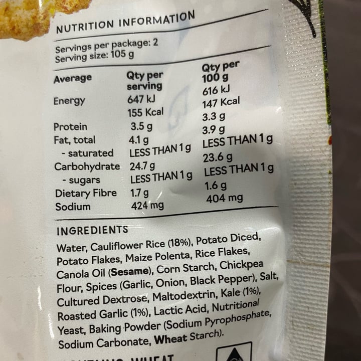 review photo of Wildly good cauliflower fritter bites shared by @arianemeschiatti on 05 Jul 2022 - review