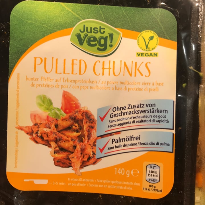 photo of Just Veg! (ALDI Italy) Pulled chunks shared by @rebeljana on  10 Dec 2020 - review