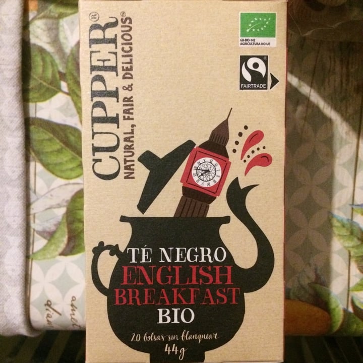 photo of Cupper Té Nero English Breakfast shared by @empathika1 on  14 Oct 2021 - review