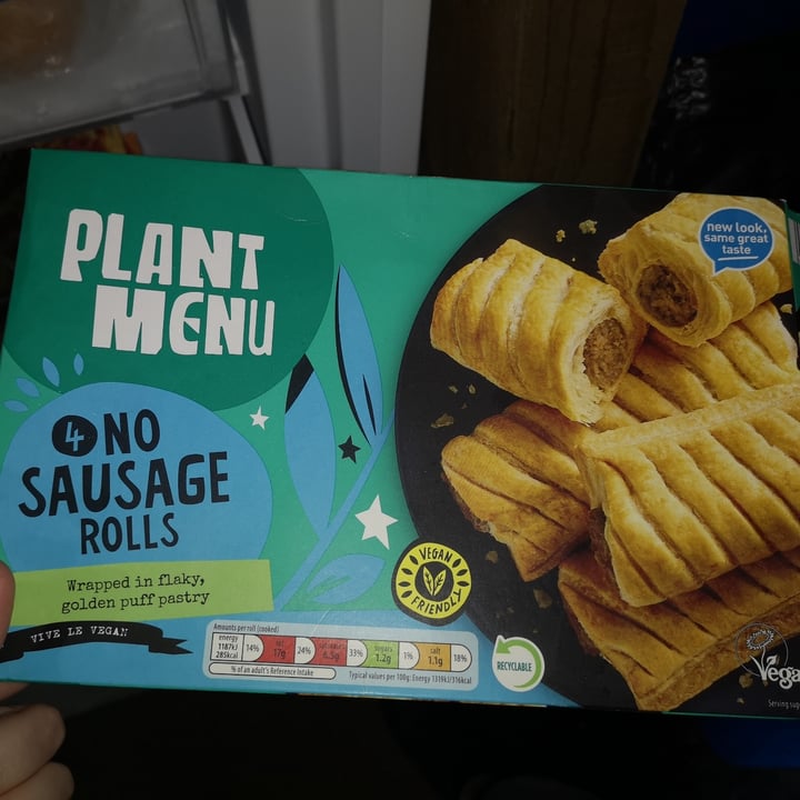 photo of Plant Menu No Sausage Rolls shared by @blossomcotton on  24 May 2020 - review