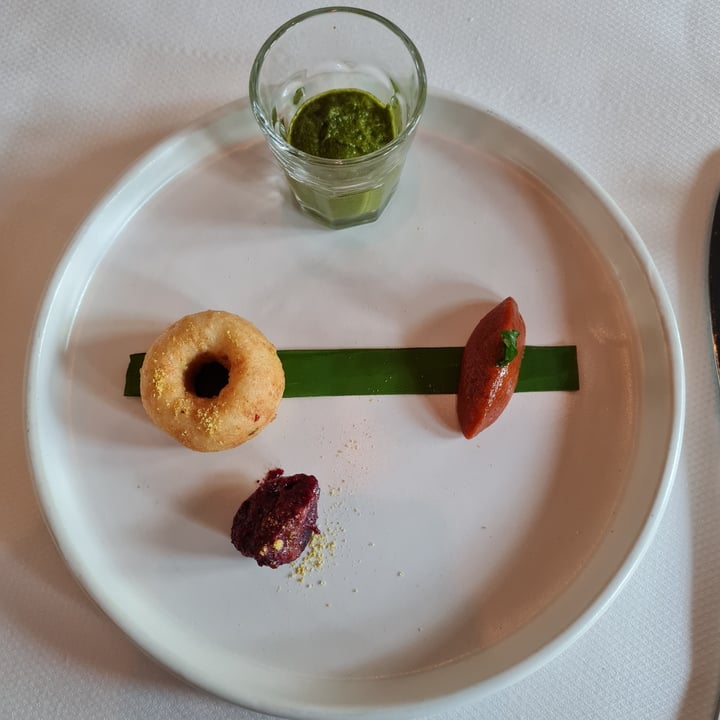review photo of Indian Accent Vegan Chef's Tasting Menu shared by @monisha15 on 15 Apr 2021 - review