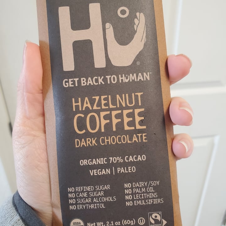 photo of Hu Kitchen Hazelnut Coffee Dark Chocolate shared by @emilypaulsen on  27 Dec 2021 - review