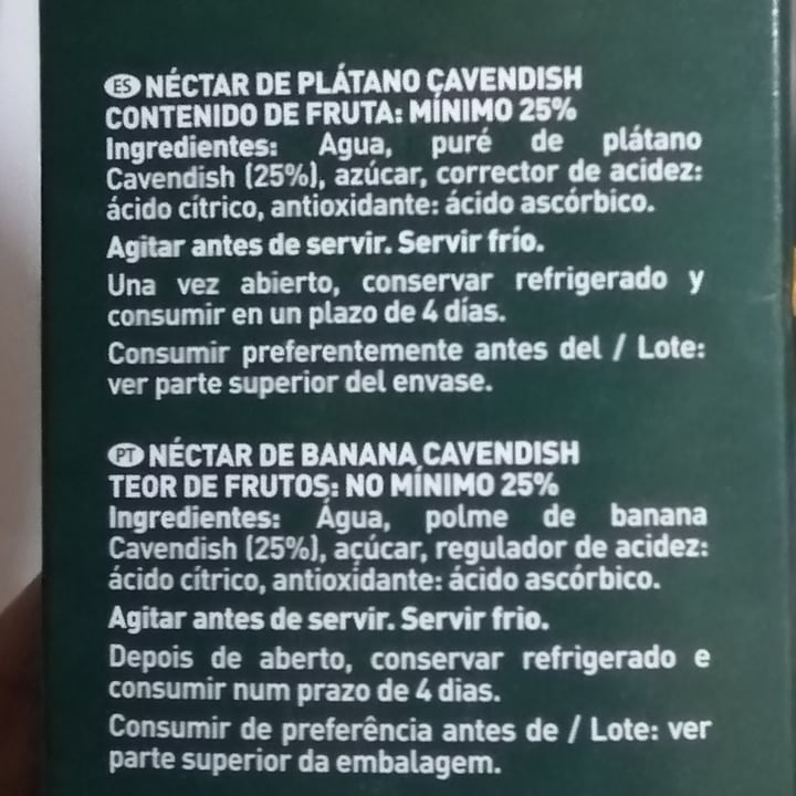 review photo of El Corte Inglés Zumo De Platano shared by @lulayloscinco on 02 Oct 2020 - review