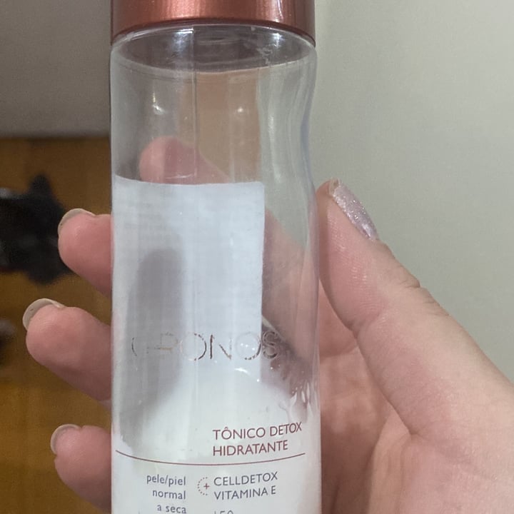 photo of Natura Chronos tonico detox hidratante shared by @leticiares on  01 Oct 2022 - review