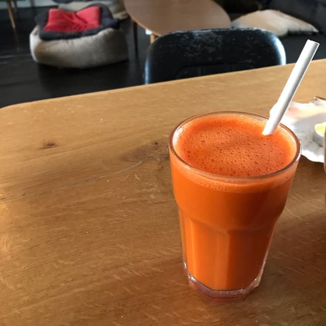 Foto del piatto “Carrot/ Orange/ Ginger Juice”