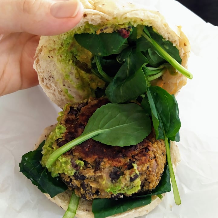photo of Real Food Curried Black Bean Burger shared by @windgal on  22 Nov 2020 - review