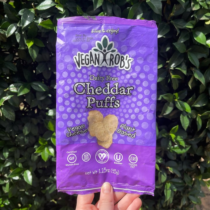 photo of Vegan Rob's Cheddar Puffs shared by @jeanne-marie on  11 Oct 2022 - review
