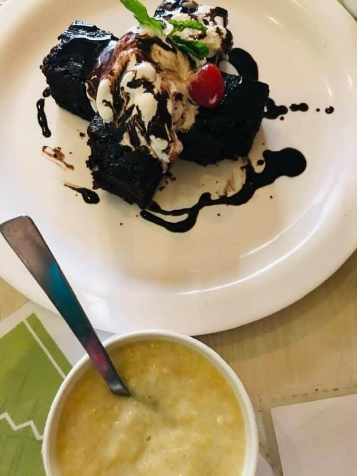 photo of The Loving Hut - Vegan Paradise Brownie and ice cream shared by @dahiyasahil533 on  28 Feb 2020 - review