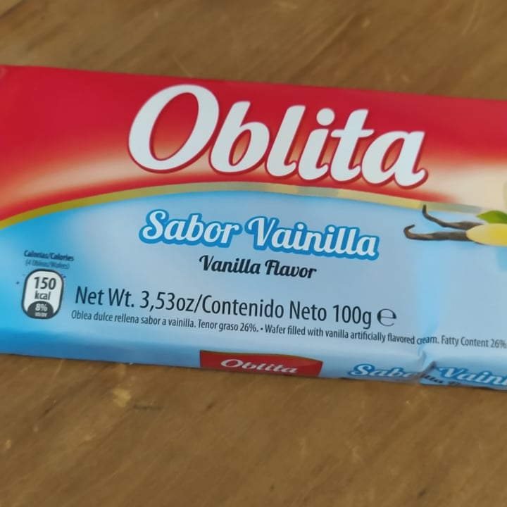 review photo of Oblita Obleas sabor vainilla shared by @verdevioleta on 26 Jul 2022 - review