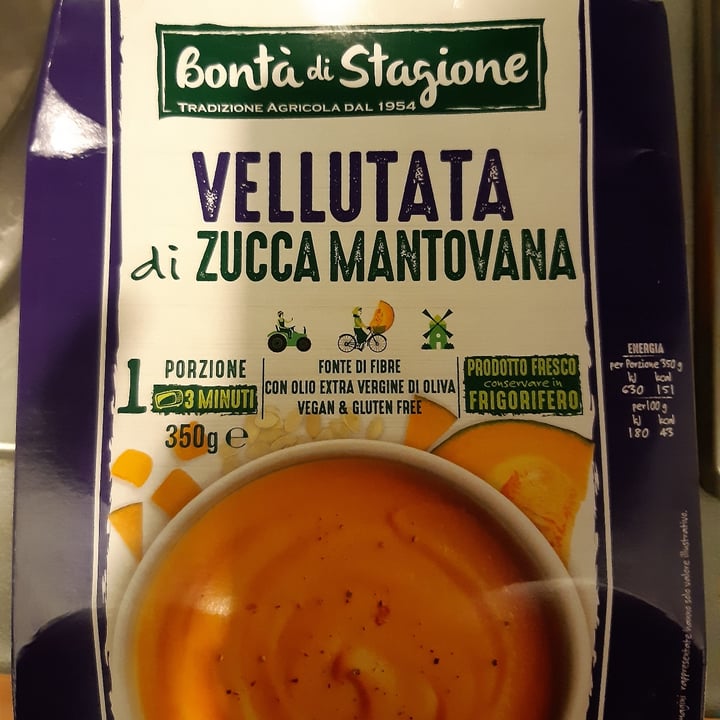 photo of Bontà di stagione Vellutata di Zucca mantovana shared by @robeart on  23 Oct 2022 - review