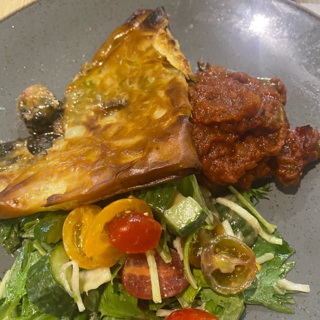 Photo of the dish “rainbow chard spanakopita”