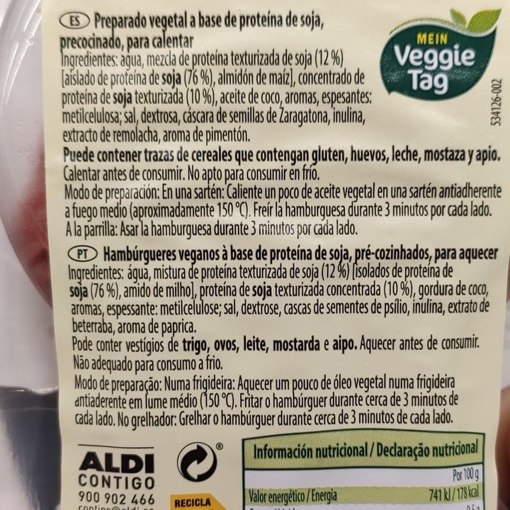 review photo of Mein Veggie Tag The Wonder Burger shared by @carrasperasound on 26 May 2021 - review
