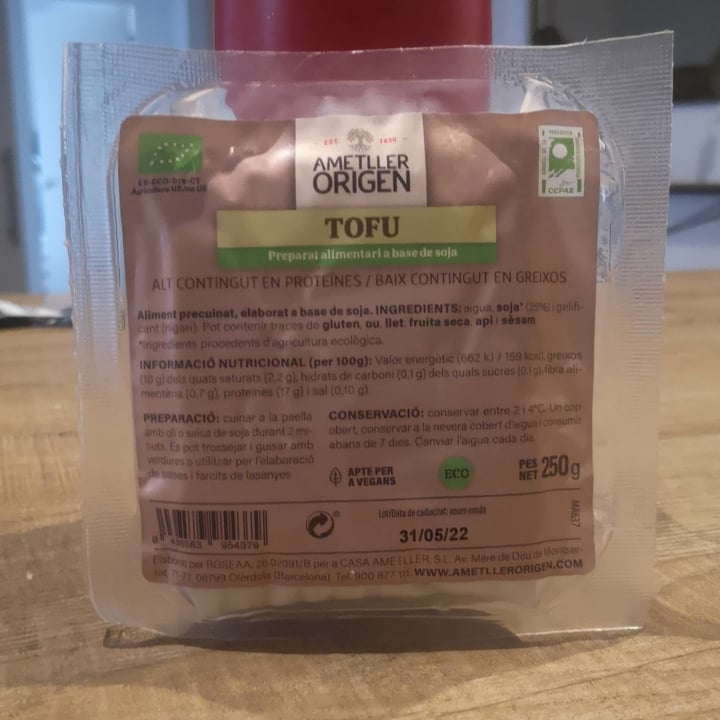 review photo of Ametller Origen Tofu shared by @annacasca on 26 Mar 2022 - review