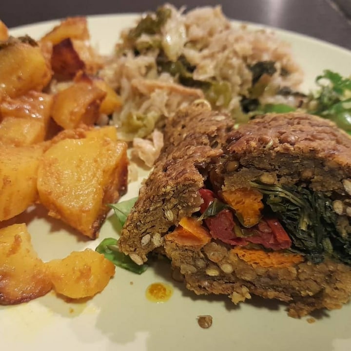 review photo of Vitaminas24 Polpettone Di Lenticchie Ripieno Con Patate Speziate shared by @veguidoroma on 09 Apr 2021 - review