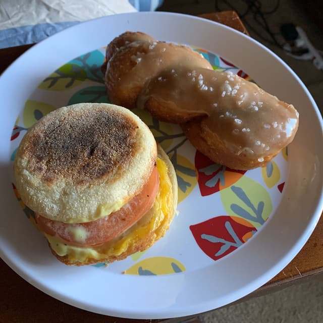 Photo of the dish “May yolkie breakfast sandwich”