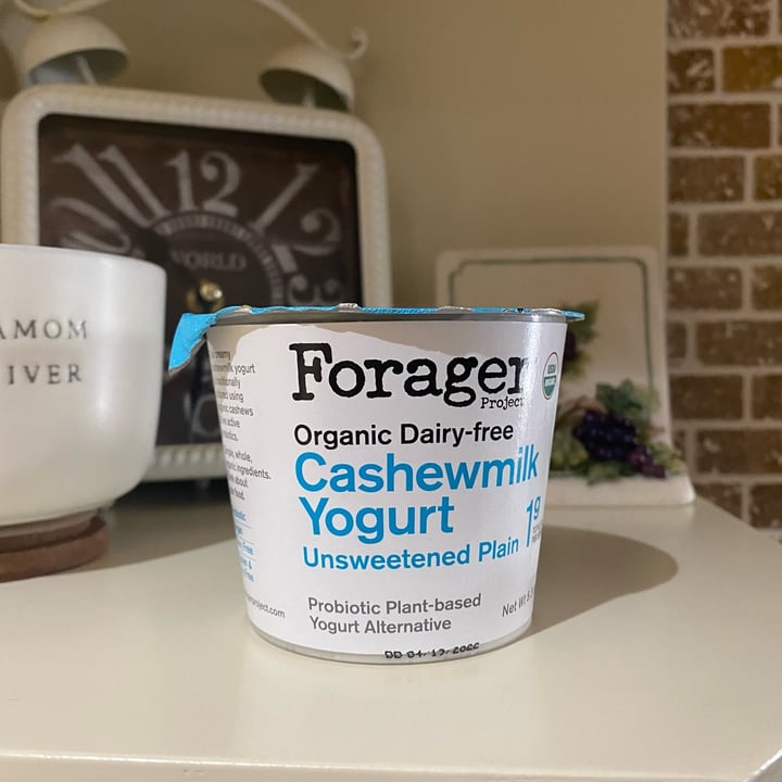 photo of Forager Project Cashewmilk Yogurt Unsweetened Plain shared by @yarilovezzucchini on  02 Apr 2022 - review