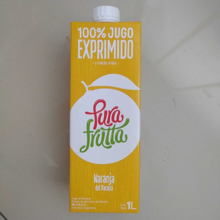 photo of Pura frutta Jugo Exprimido de Naranja del Paraná shared by @thinkveggie on  19 Dec 2020 - review