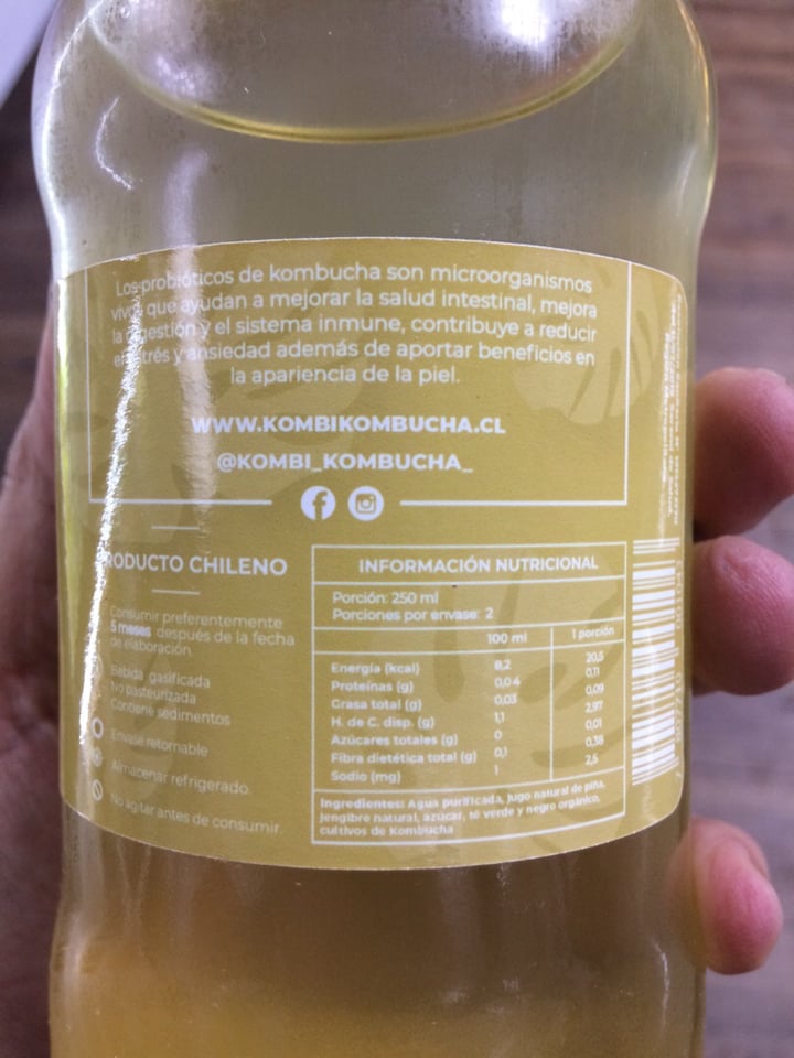 photo of Kombi Kombi Kombucha shared by @educhefvegan on  10 Feb 2020 - review