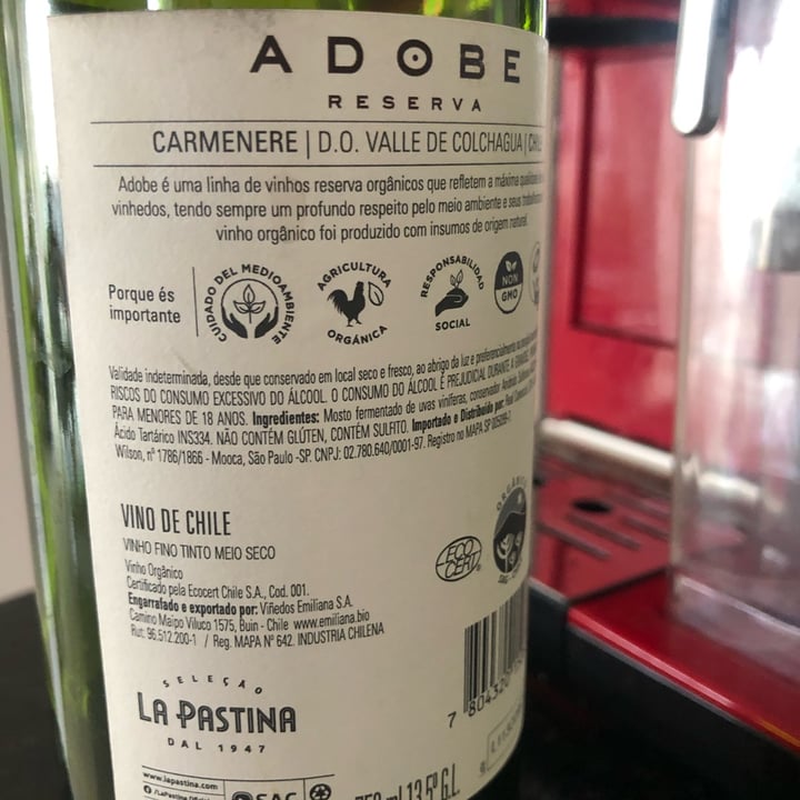 review photo of Adobe Reserva Vinho orgânico shared by @mariest on 26 Oct 2022 - review