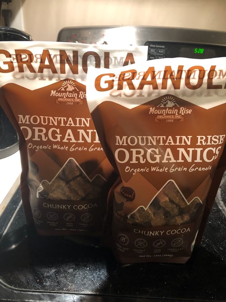 review photo of Mountain Rise Organics Chunky chocolate granola shared by @aimeetheresa01 on 29 Feb 2020 - review