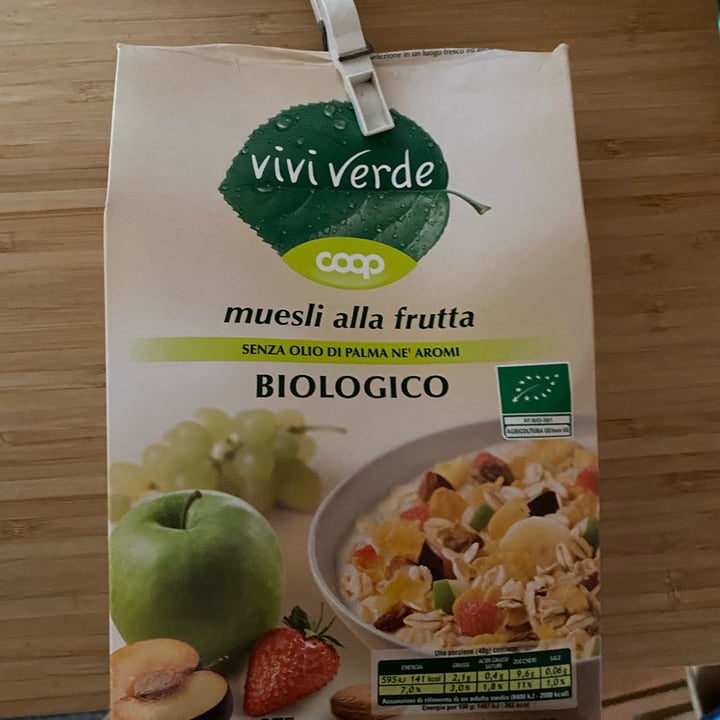 photo of Vivi Verde Coop Muesli alla frutta biologico shared by @chiarabacca on  06 Apr 2022 - review