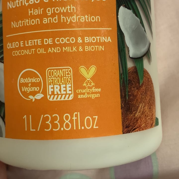 review photo of Inoar Coconut Condicionador shared by @marizaramos on 26 Apr 2022 - review