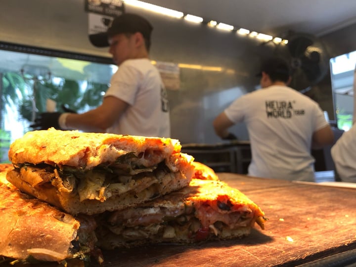 photo of Grand Hyatt Singapore Mediterranean Heura® Grilled Chicken Panini shared by @verdgris on  15 Sep 2019 - review