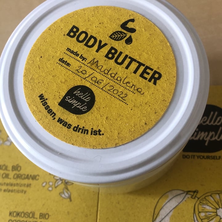 photo of Hello simple diy body butter shared by @maddalenab on  20 Jun 2022 - review