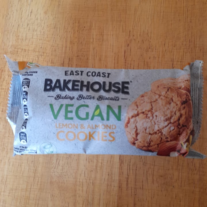 photo of East Coast Bakehouse Lemon & Almond Cookies shared by @venerableveganvirtue on  28 Mar 2022 - review