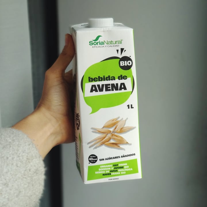 photo of Soria Natural Bebida de avena shared by @inesrecio on  26 Dec 2020 - review