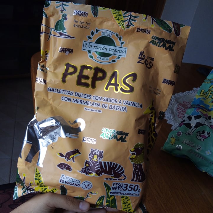 photo of Un Rincón Vegano Galletitas Pepas Sabor Batata shared by @emmilanesa on  22 Feb 2022 - review