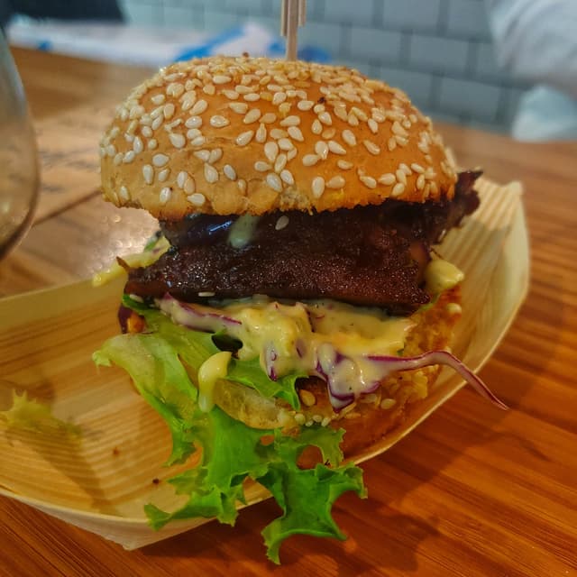 Photo of the dish “Sticky rib burger”
