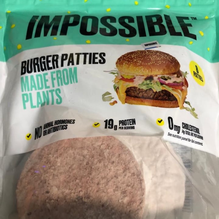 photo of Impossible Foods Impossible Burger Patties shared by @lizyehl on  05 Aug 2022 - review