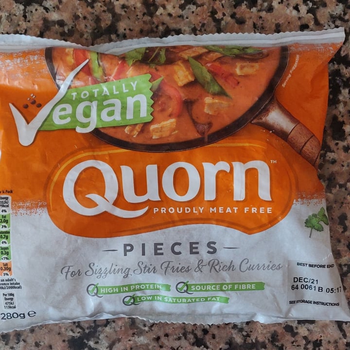 photo of Quorn Vegan Pieces shared by @joseppep on  07 Oct 2020 - review
