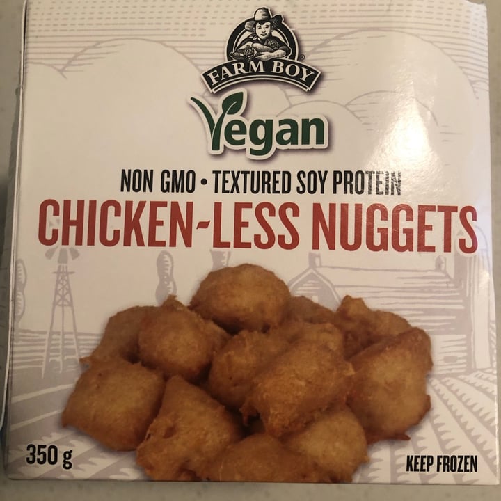 photo of Farm Boy Vegan Chicken-less Nuggets shared by @sueprozak on  30 Jul 2021 - review