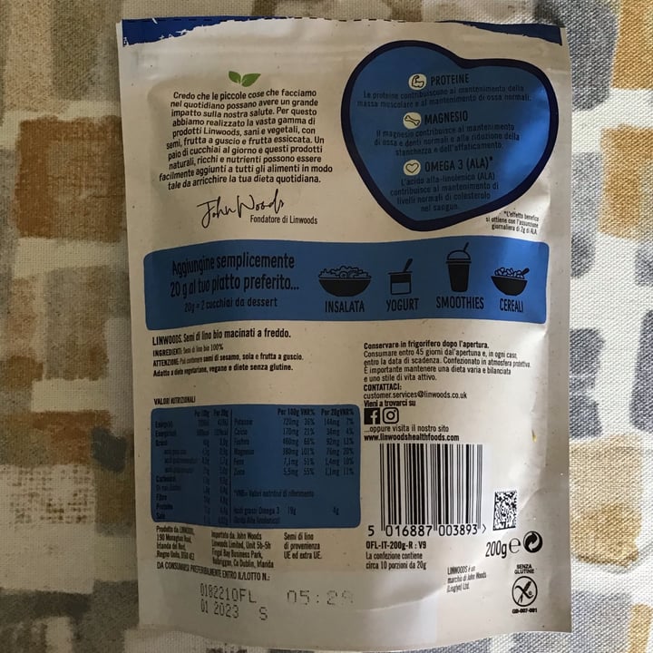 review photo of Linwoods Macinati a Freddo Semi di lino shared by @mari07 on 17 Jun 2022 - review