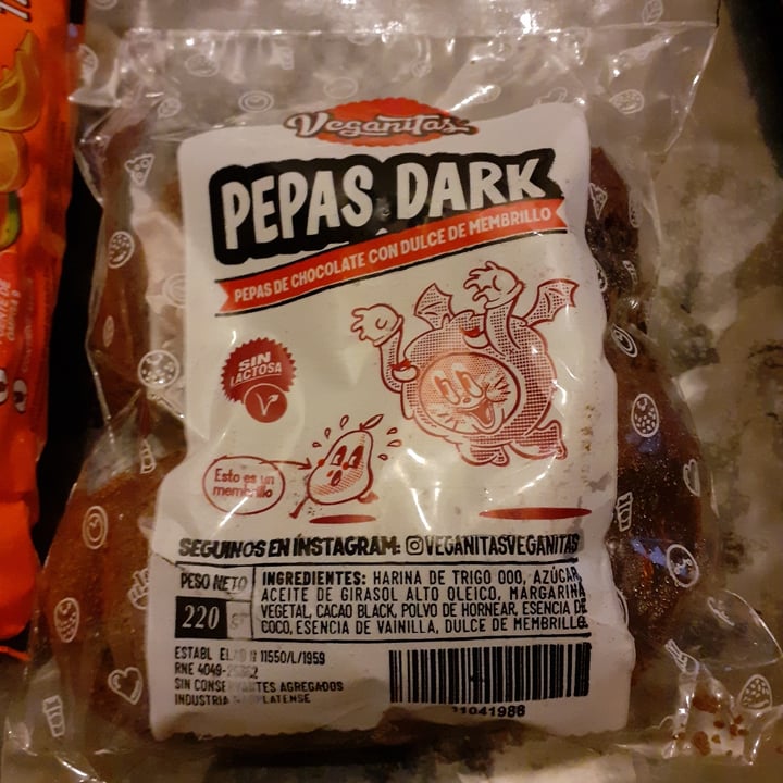 photo of Veganitas Pepas Dark shared by @nehuenrodgz on  25 Oct 2021 - review