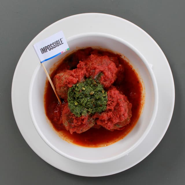 Photo of the dish “Impossible™ Meatballs in Marinara Sauce”