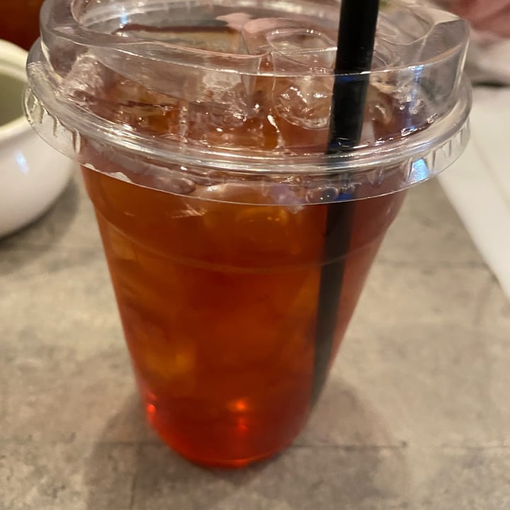 photo of The Vegetable Hunter- Vegan/ Vegetarian Cafe & Boutique Brewery Ginger Berry Iced Tea shared by @elisagambicchia on  16 Apr 2022 - review