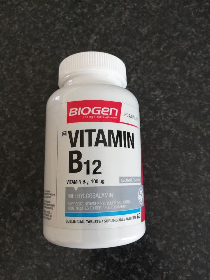 photo of Biogen Vitamin B12 shared by @simonel on  14 Jan 2020 - review