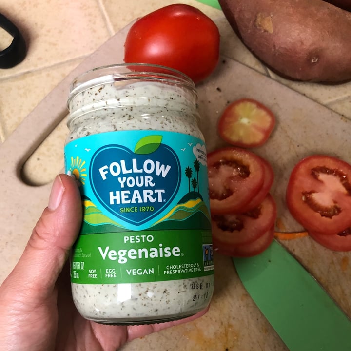 photo of Follow your Heart Pesto Vegenaise Gourmet shared by @mmaisto on  02 Jan 2022 - review