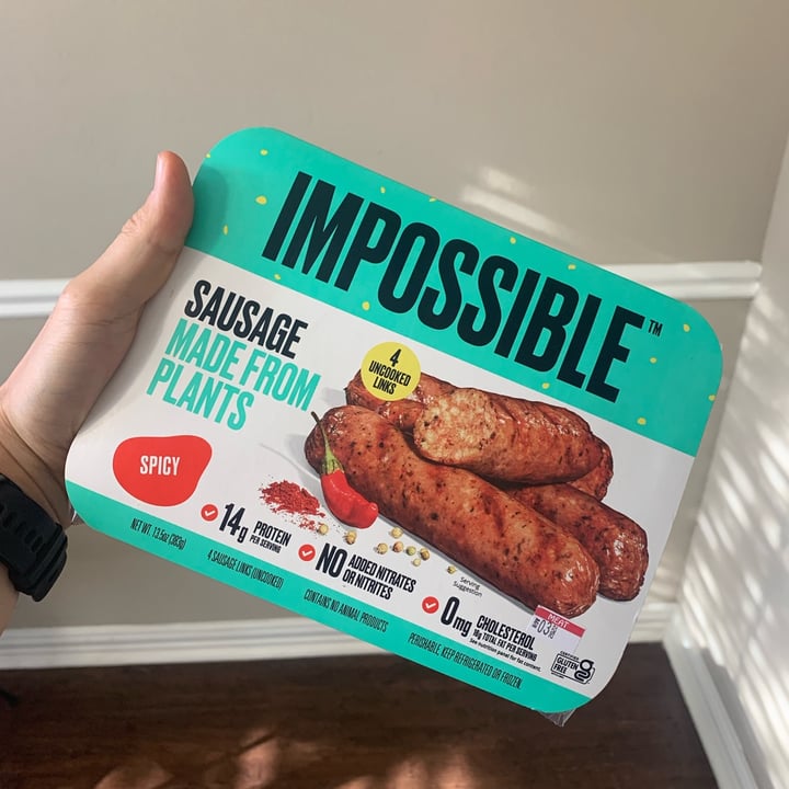 photo of Impossible Foods Spicy Sausage Links shared by @cayo on  01 Nov 2022 - review