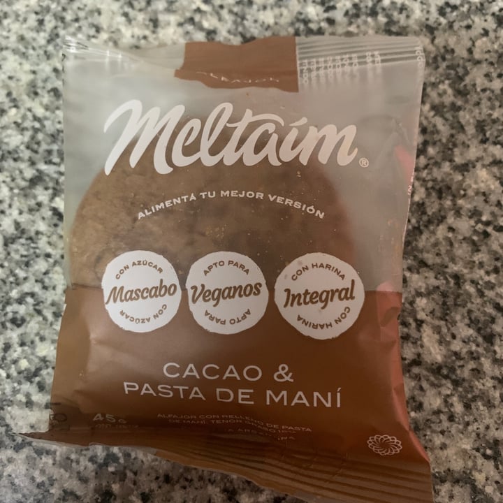 photo of Meltaím Alfajor De Cacao Y Pasta De Maní shared by @jmarcer on  15 Apr 2022 - review