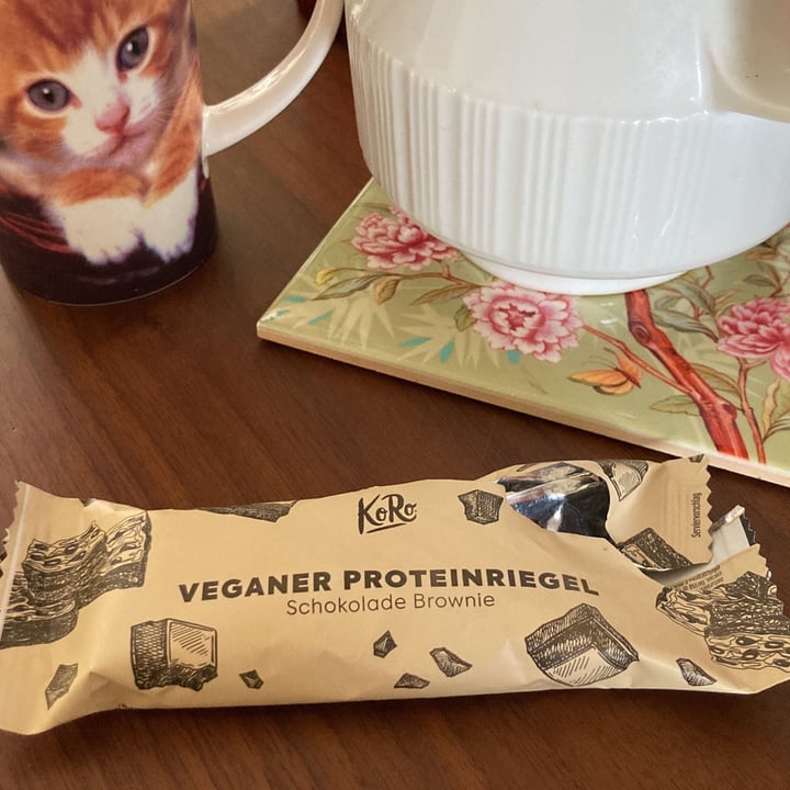 photo of Koro Veganer Proteinriegel (Schokolade Brownie) shared by @tinaberlina on  16 Jun 2022 - review